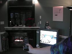 control lights, tv, stereo, fireplace by remote control